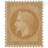 FRANCE N°28B, TYPE NAPOLÉON, TIMBRE NEUF* SIGNÉ JF BRUN-1868