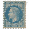 FRANCE N°29A TYPE NAPOLEON 20C BLEU, TIMBRE NEUF* SIGNÉ JF BRUN-1867