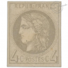 FRANCE N° 41B TYPE CÉRÈS, TIMBRE NEUF* SIGNÉ JF BRUN-1870