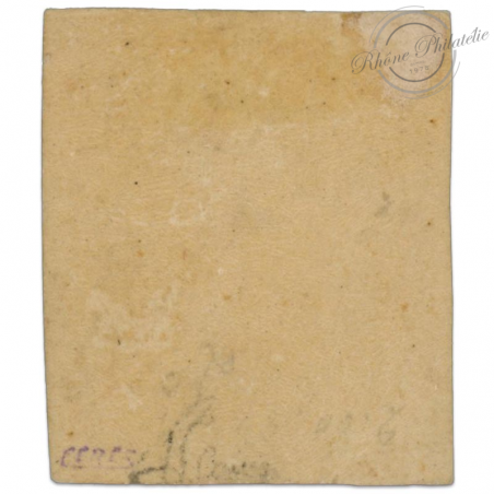 FRANCE, N°43A TYPE CERES, TIMBRE NEUF* SIGNÉ JF BRUN-1870, TRÈS RARE