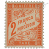 FRANCE TAXE N°41 2F, TIMBRE NEUF* SIGNÉ ROUMET ET BRUN-1893-1935