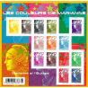 BLOC FEUILLET F4409 LES COULEURS DE MARIANNE (2009) TIMBRES NEUFS**