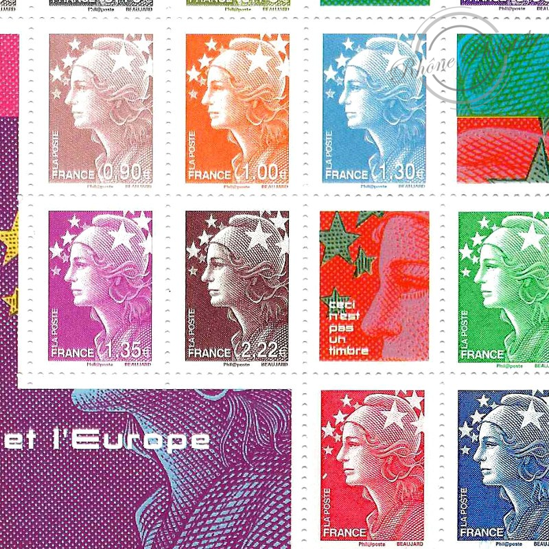 BLOC FEUILLET F4409 LES COULEURS DE MARIANNE (2009) TIMBRES NEUFS**