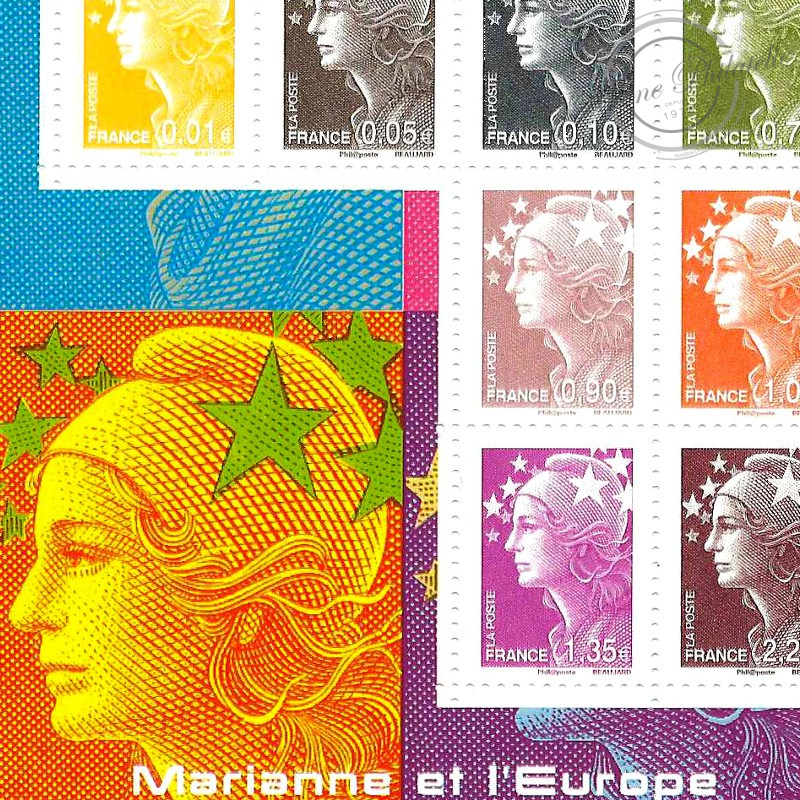 BLOC FEUILLET F4409 LES COULEURS DE MARIANNE (2009) TIMBRES NEUFS**