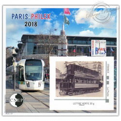 FRANCE BLOC CNEP N°78 TIMBRE "PARIS-PHILEX 2018" BLOC AUTOADHÉSIF LUXE