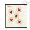FEUILLET F4883 "SAINT VALENTIN, COEURS DE BACCARAT" TIMBRES NEUFS COLLECTOR-2014