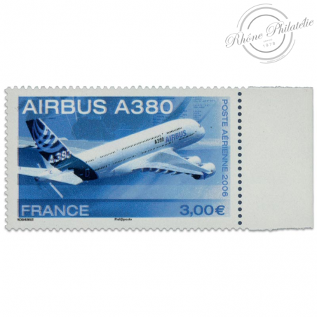 POSTE AÉRIENNE N°60b VARIÉTÉ AIRBUS A380, TIMBRE NEUF** 2006 LUXE