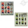 BLOCS N°4024A ET N°4025A HARRY POTTER OBLITÉRÉS 1ER JOUR, TIMBRES AUTOADHÉSIFS (FETE DU TIMBRE 2007)