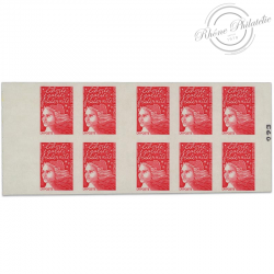 CARNET FRANCE 3085-C1 DE 10 TIMBRES POUR AFFRANCHIR MARIANNE ROUGE DU 14 JUILLET