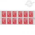 CARNET FRANCE 4197-C11 DE 12 TIMBRES POUR AFFRANCHIR MARIANNE ROUGE DE BEAUJARD