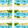 POSTE AÉRIENNE N°75 LIAISON NANCY LUNEVILLE 2012 FEUILLE COLLECTOR TIMBRES NEUFS