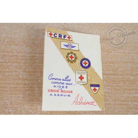 FRANCE LOT DE 10 CARNETS CROIX-ROUGE DE 1954 + 1957 A 1963,TIMBRES NEUFS