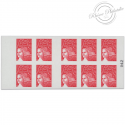 CARNET FRANCE 3419-C7 DE 10 TIMBRES POUR AFFRANCHIR MARIANNE ROUGE DU 14 JUILLET