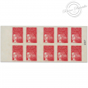 CARNET FRANCE 3085-C3 DE 10 TIMBRES POUR AFFRANCHIR MARIANNE ROUGE DU 14 JUILLET