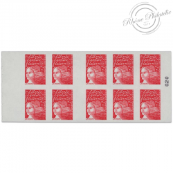 CARNET FRANCE 3085-C4 DE 10 TIMBRES POUR AFFRANCHIR MARIANNE ROUGE DU 14 JUILLET
