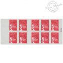 CARNET FRANCE 3419-C1 DE 10 TIMBRES POUR AFFRANCHIR MARIANNE ROUGE DU 14 JUILLET