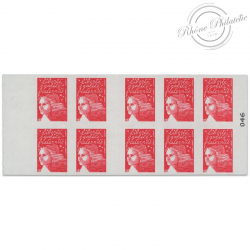 CARNET FRANCE 3419-C1 DE 10 TIMBRES POUR AFFRANCHIR MARIANNE ROUGE DU 14 JUILLET