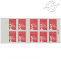 CARNET FRANCE 3419-C6 DE 10 TIMBRES POUR AFFRANCHIR MARIANNE ROUGE DU 14 JUILLET