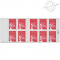 CARNET FRANCE 3419-C5 DE 10 TIMBRES POUR AFFRANCHIR MARIANNE ROUGE DU 14 JUILLET