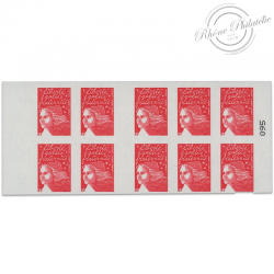 CARNET FRANCE 3419-C8 DE 10 TIMBRES POUR AFFRANCHIR MARIANNE ROUGE DU 14 JUILLET