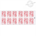 CARNET FRANCE 851-C1 DE 12 TIMBRES 20g POUR AFFRANCHIR MARIANNE ROUGE DE CIAPPA