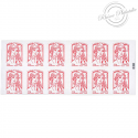 CARNET FRANCE 851-C13 DE 12 TIMBRES 20g POUR AFFRANCHIR MARIANNE ROUGE DE CIAPPA
