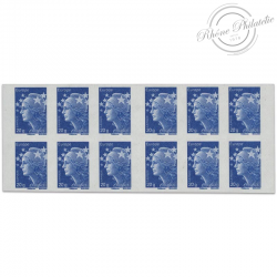 CARNET FRANCE 592-C1 EUROPE MARIANNE BLEUE DE BEAUJARD 12 TIMBRES AUTOADHÉSIFS POUR AFFRANCHIR