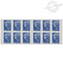CARNET FRANCE 4201-C1 EUROPE MARIANNE BLEUE DE BEAUJARD 12 TIMBRES AUTOADHÉSIFS POUR AFFRANCHIR