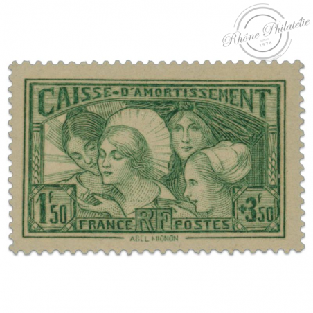 FRANCE N°269 CAISSE D'AMORTISSEMENT, TIMBRE NEUF - 1931, LUXE