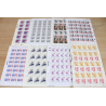 FRANCE LOT DE FEUILLES EN EUROS DE 2011 A 2018, TIMBRES NEUFS VF 273,16€