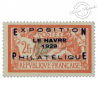 FRANCE N°257A, EXPOSITION DU HAVRE, TIMBRE NEUF* SIGNÉ BRUN-1929