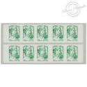 CARNET FRANCE 858-C13 DE 10 TIMBRES 20g POUR AFFRANCHIR MARIANNE VERTE DE CIAPPA