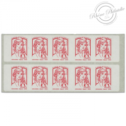 CARNET FRANCE 1214-C3A DE 10 TIMBRES POUR AFFRANCHIR MARIANNE ROUGE DE CIAPPA