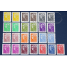 FRANCE SÉRIE N°208 A 218 EN 2 EXEMPLAIRES + 175A, 179a ET 220, TIMBRES AUTOADHÉSIFS NEUFS - 2008