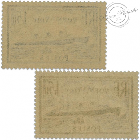 FRANCE N°299-300 PAQUEBOT NORMANDIE, TIMBRES NEUFS** - 1935