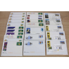 LOT DE 60 ENVELOPPES MONDE PRÉ-AFFRANCHIES, THÈMES DIVERS, LETTRES 20G petit format