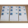 LOT DE 36 ENVELOPPES MONDE PRÉ-AFFRANCHIES, LETTRES 20G, FORMAT CARRÉ