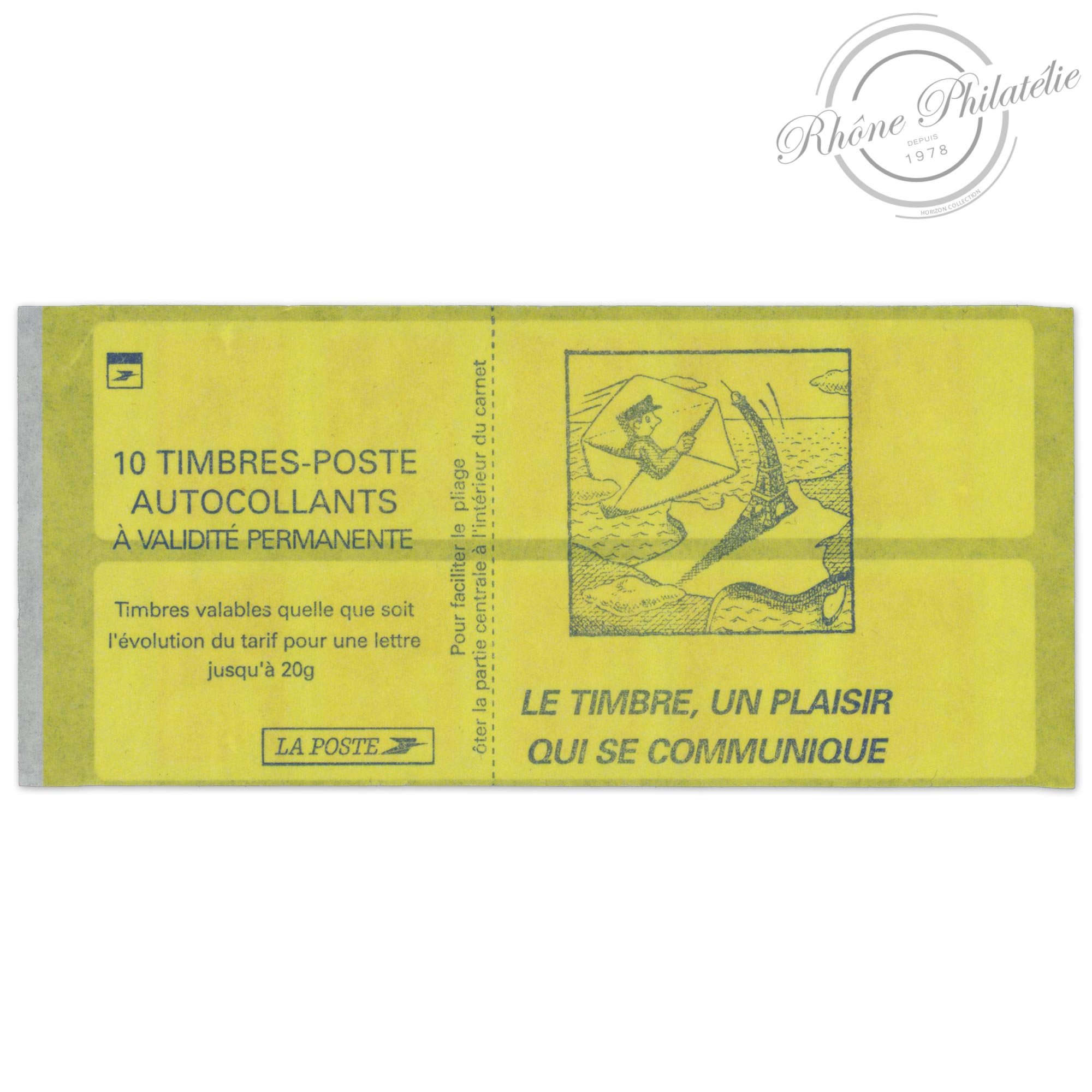 CARNET N°3419-C12 DE 10 TIMBRES MARIANNE ROUGE DU 14 JUILLET