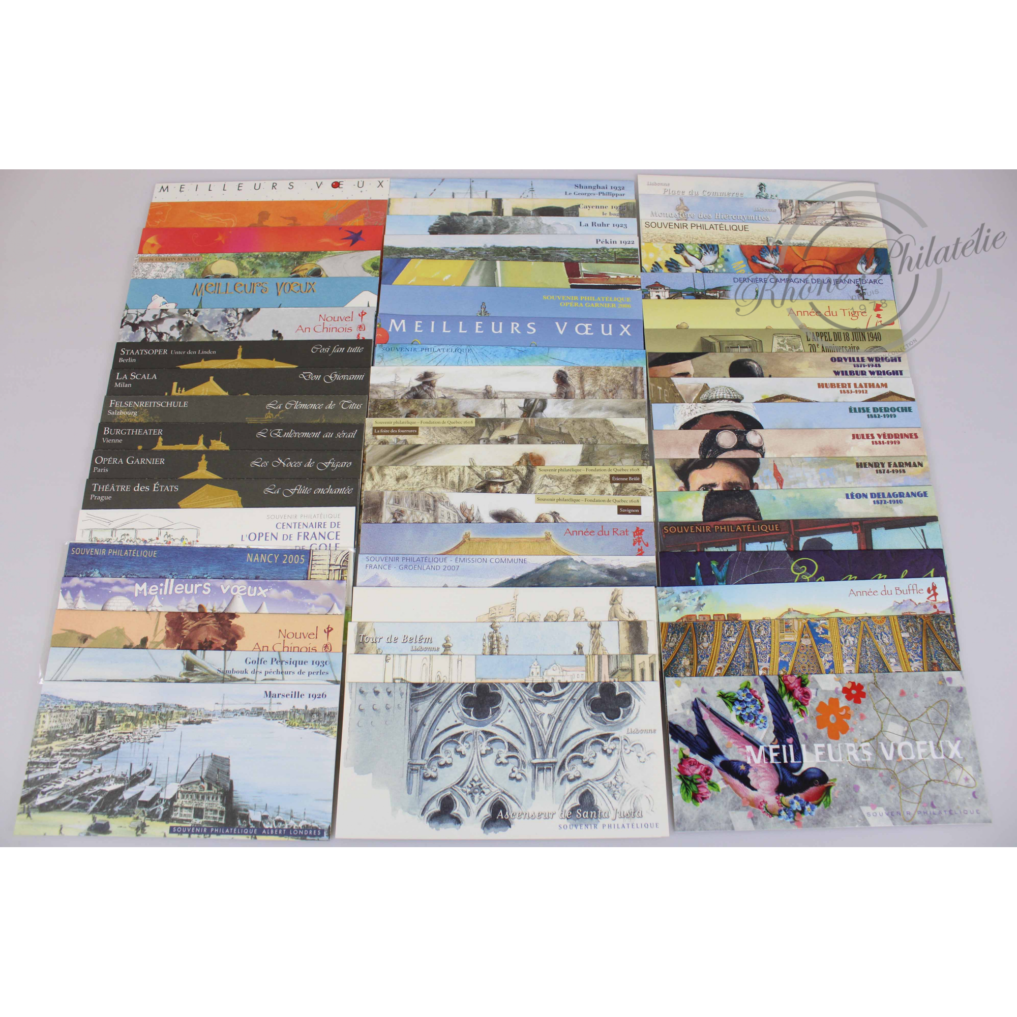 LOT COMPLET DE BLOCS SOUVENIRS FRANCE DE 2003 A 2010 NEUFS**, LUXE