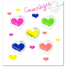 BLOC FEUILLET FRANCE N°F5050B LES COEURS DE COURREGES TIMBRES NEUFS - ANNEE 2016