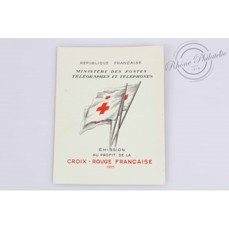 FRANCE CARNET CROIX-ROUGE 1955, TIMBRES NEUFS**