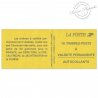 CARNET FRANCE 2874-C2 MARIANNE ROUGE DE BRIAT 10 TIMBRES 20G POUR AFFRANCHIR