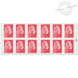 CARNET FRANCE 1599-C14 DE 12 TIMBRES POUR AFFRANCHIR MARIANNE ROUGE D'YSEULT