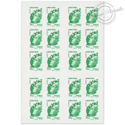 CARNET N°604-C3 MARIANNE VERTE DE BEAUJARD 20 TIMBRES POUR AFFRANCHIR