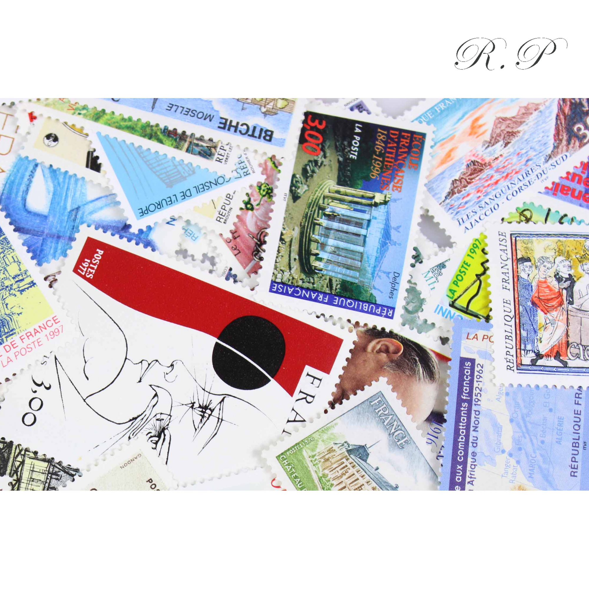 LOT DE 100 TIMBRES FRANCE NEUFS AFFRANCHISSEMENT 3 FRANCS, SOUS FACIALE