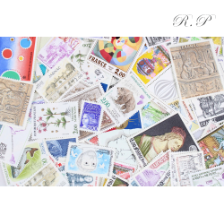 LOT DE 100 TIMBRES FRANCE NEUFS AFFRANCHISSEMENT 2 FRANCS, SOUS FACIALE