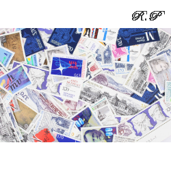 LOT DE 100 TIMBRES FRANCE NEUFS AFFRANCHISSEMENT 3,70 FRANCS, SOUS FACIALE