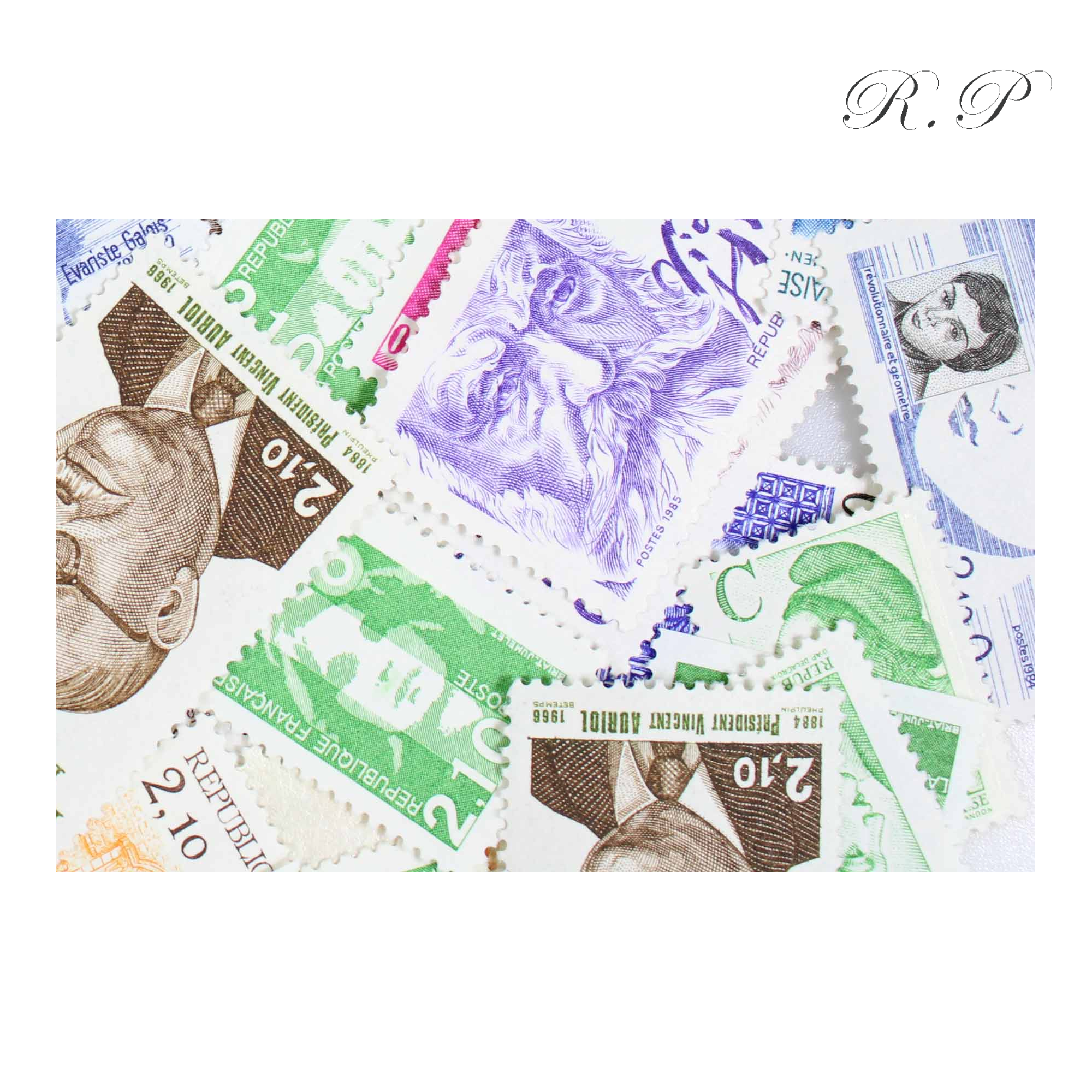 LOT DE 100 TIMBRES FRANCE NEUFS AFFRANCHISSEMENT 2,10 FRANCS, SOUS FACIALE