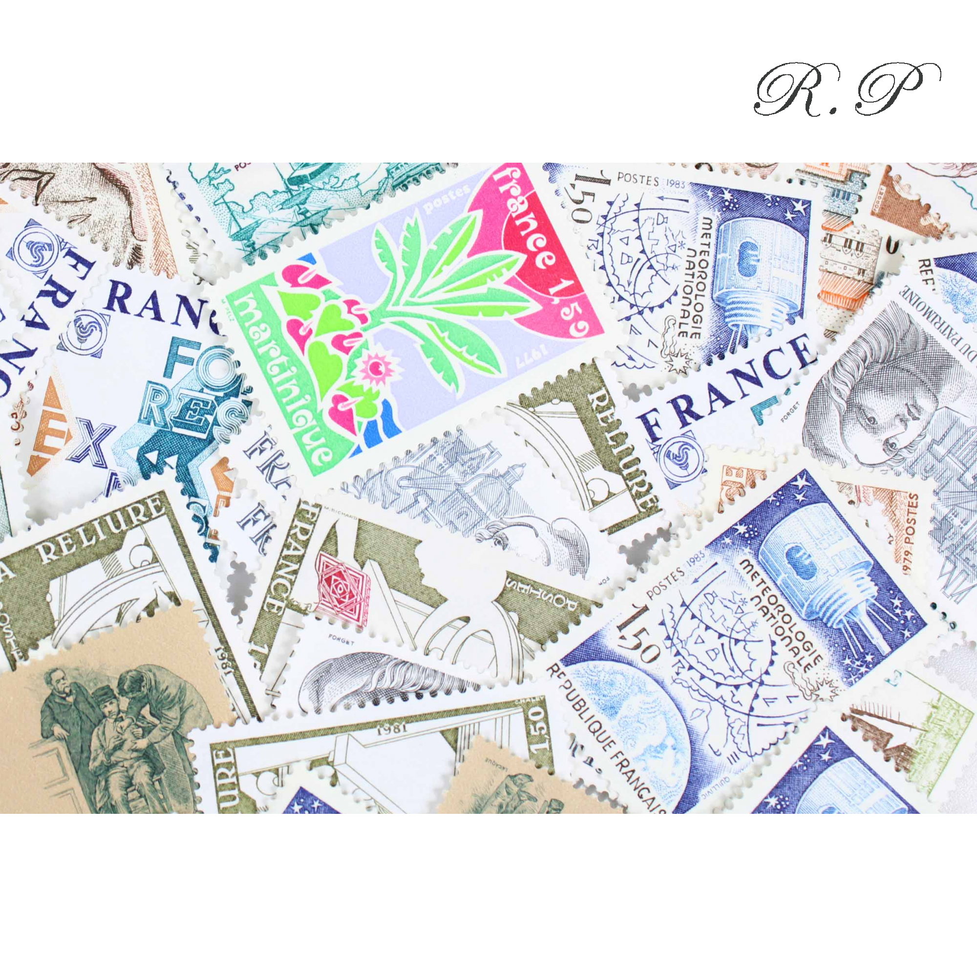 FRANCE NEUFS LOT 100 TIMBRES AFFRANCHISSEMENT 1,50 FRANCS, SOUS FACIALE