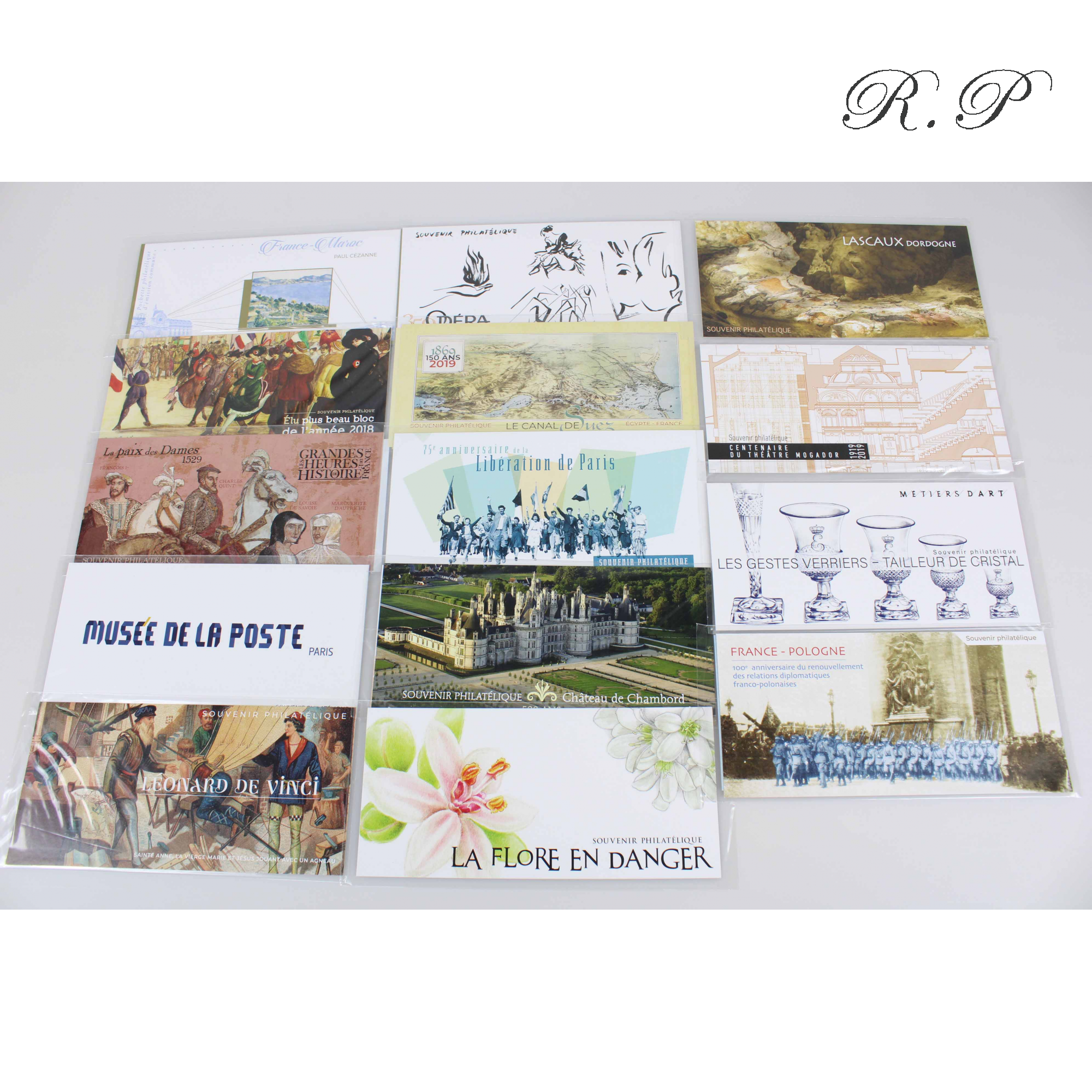 FRANCE, LOT BLOCS SOUVENIRS/EMISSION COMMUNE 2019, YT 151 À 163 COMPLET, TIMBRES NEUFS**